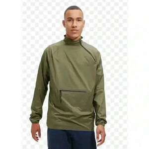 On Running NWT 100% Polyamide Active Jacket Waterproof Packable Olive Green, L